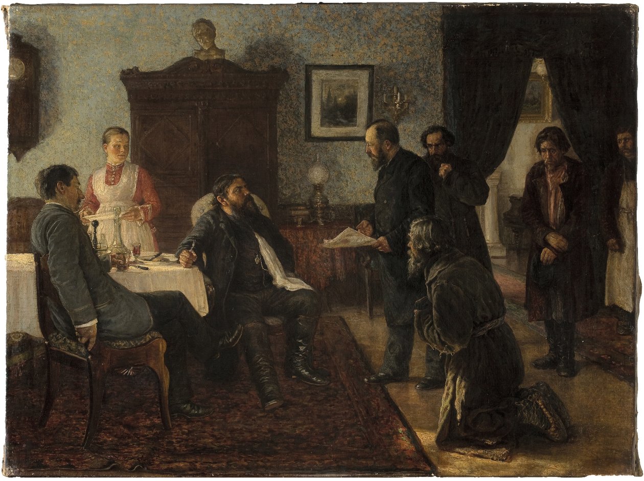 Wnioskodawcy, 1888 autorstwa Firs Sergeevich Zhuravlev