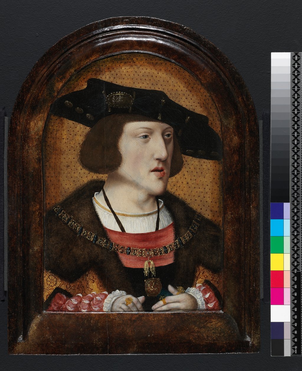 Cesarz Karol V (1500-58) c.1515 autorstwa Flemish School