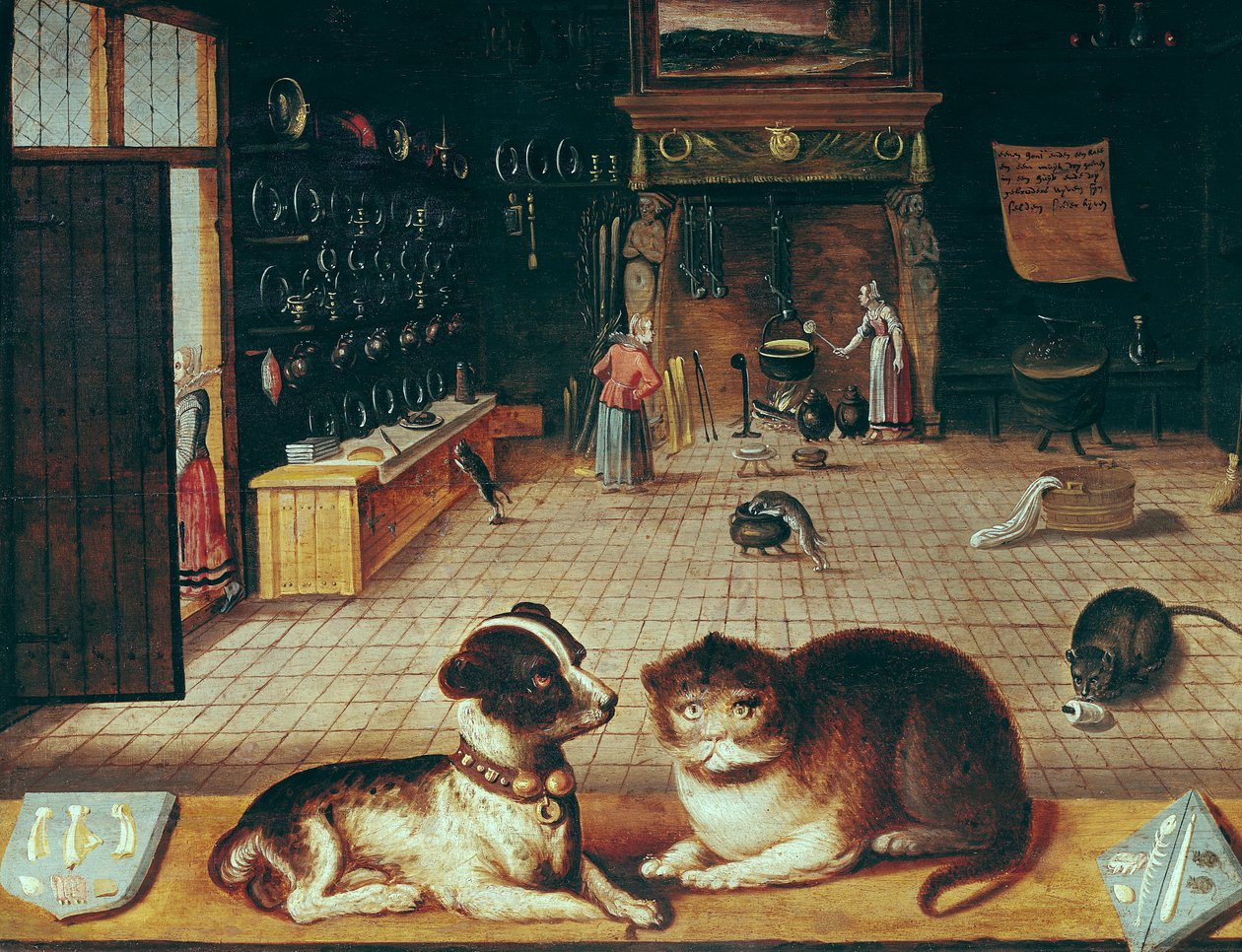 Przysłowie autorstwa Flemish School