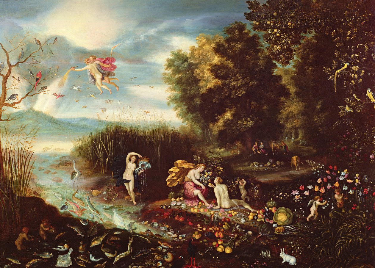 Cztery Żywioły autorstwa Flemish School