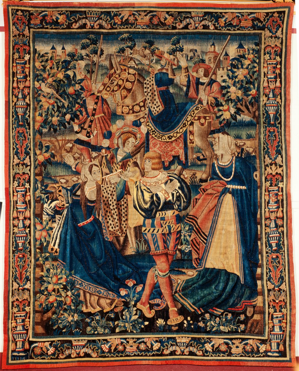 Flamandzki gobelin. 16 wiek. autorstwa Flemish School