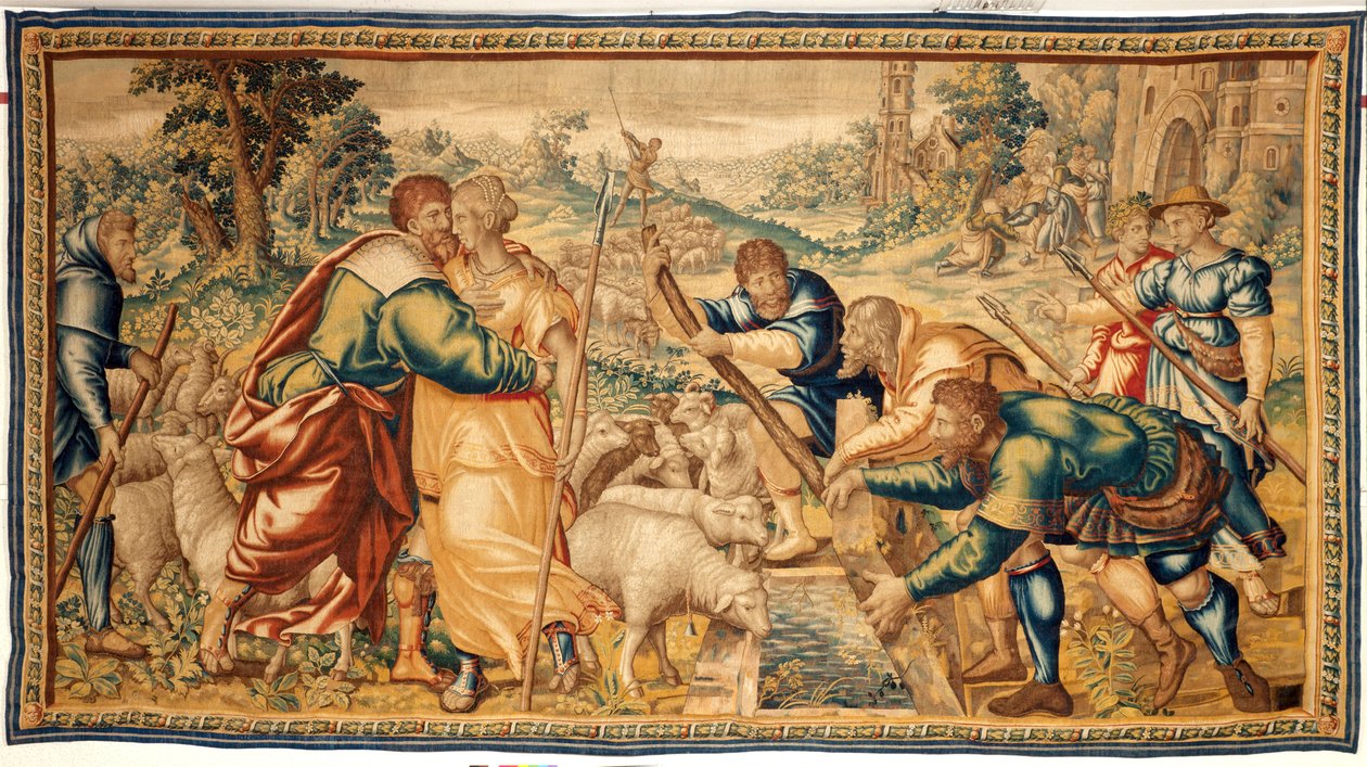 Flamandzki gobelin. XVII wiek. autorstwa Flemish School
