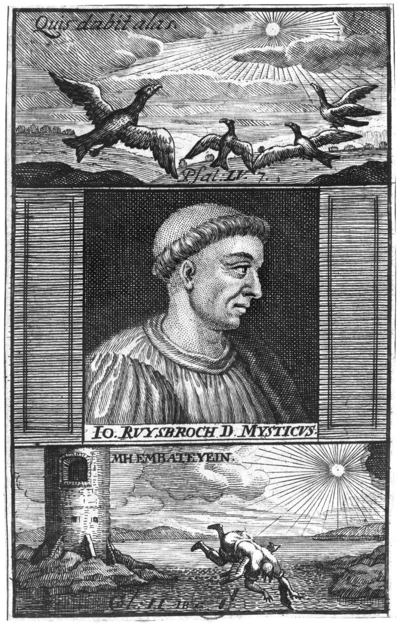Jan van Ruysbroeck (1293-1381) autorstwa Flemish School