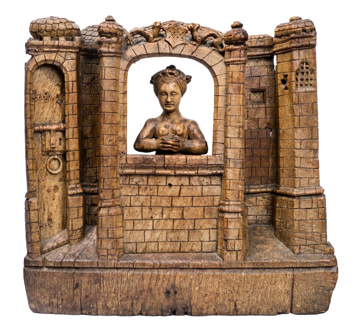 Św. Barbara w swojej Wieży, ok. 1500 autorstwa Flemish School