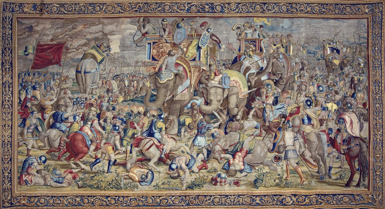 Historia Hannibala, ok. 1570 r. (gobelin) autorstwa Flemish School