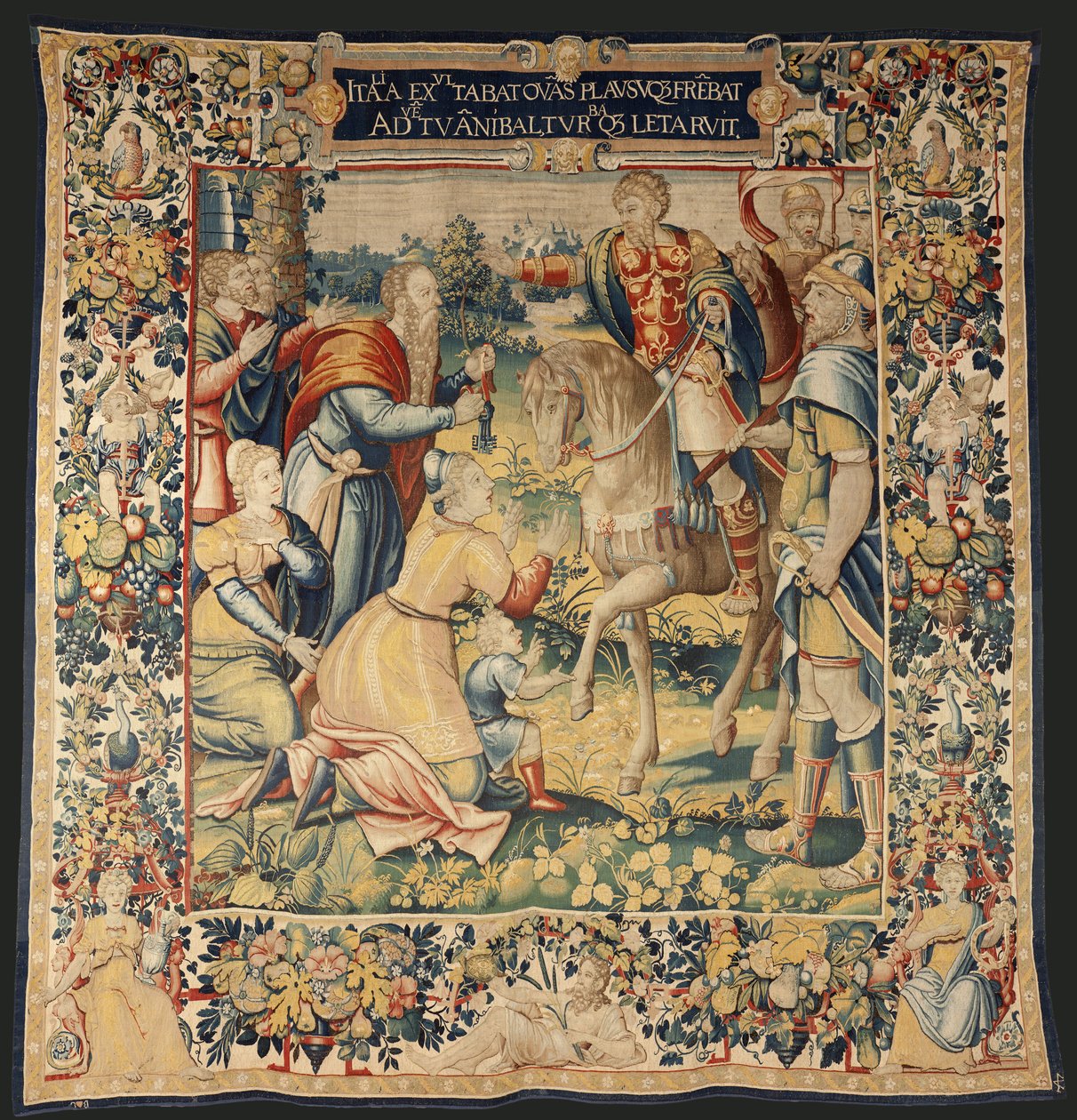 Historia Hannibala, ok. 1570 r. (gobelin) autorstwa Flemish School