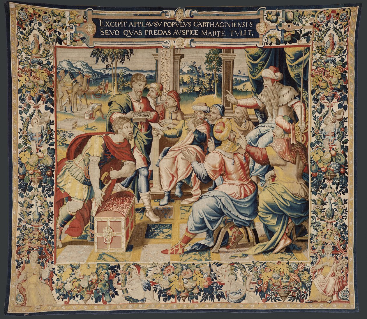 Historia Hannibala, ok. 1570 r. (gobelin) autorstwa Flemish School