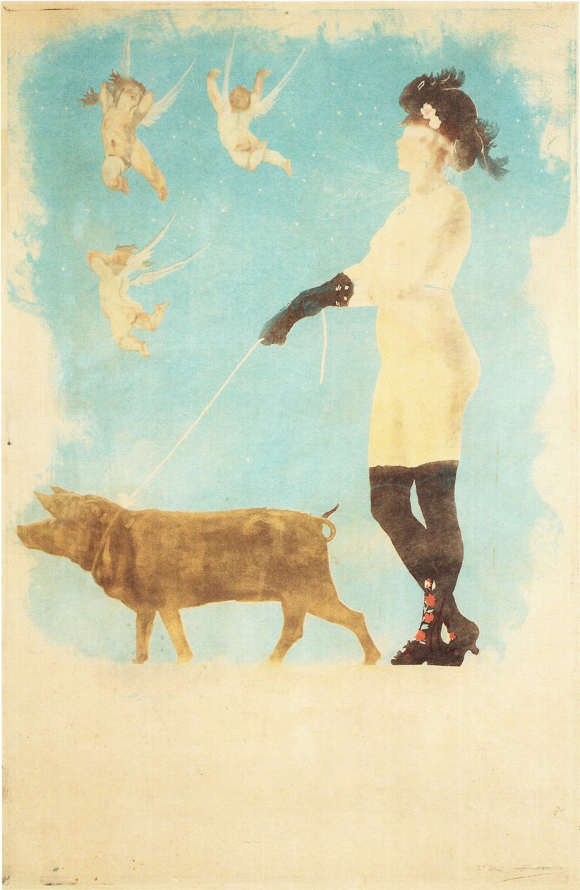 Pornografia autorstwa Félicien Rops
