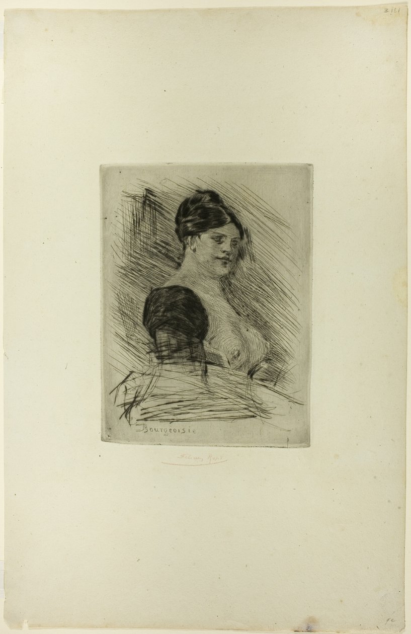 Klasa średnia autorstwa Félicien Rops