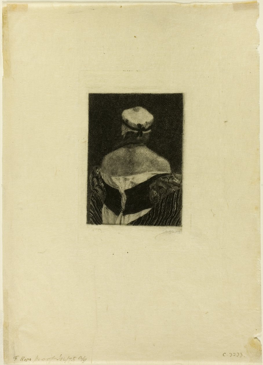 Modelka autorstwa Félicien Rops