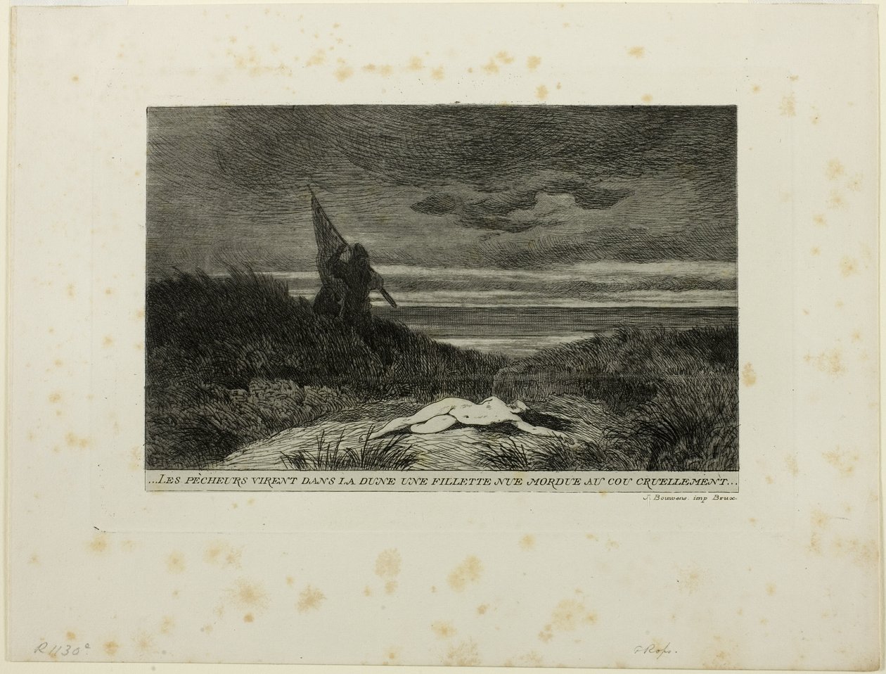 Wilkołak autorstwa Félicien Rops