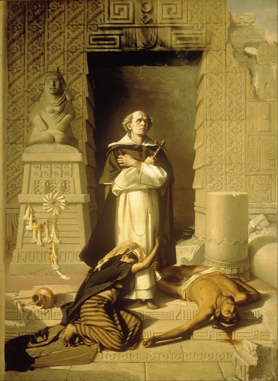 Fray Bartolomé de las Casas autorstwa Félix Parra