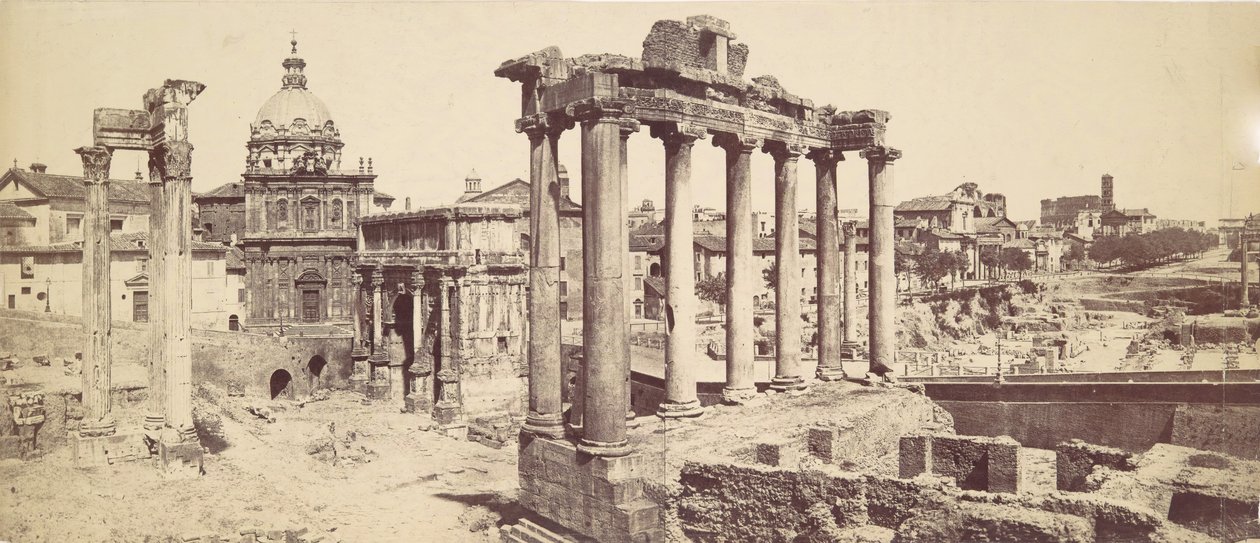 [Forum Rzymskie], ok. 201 1870. autorstwa Félix Bonfils