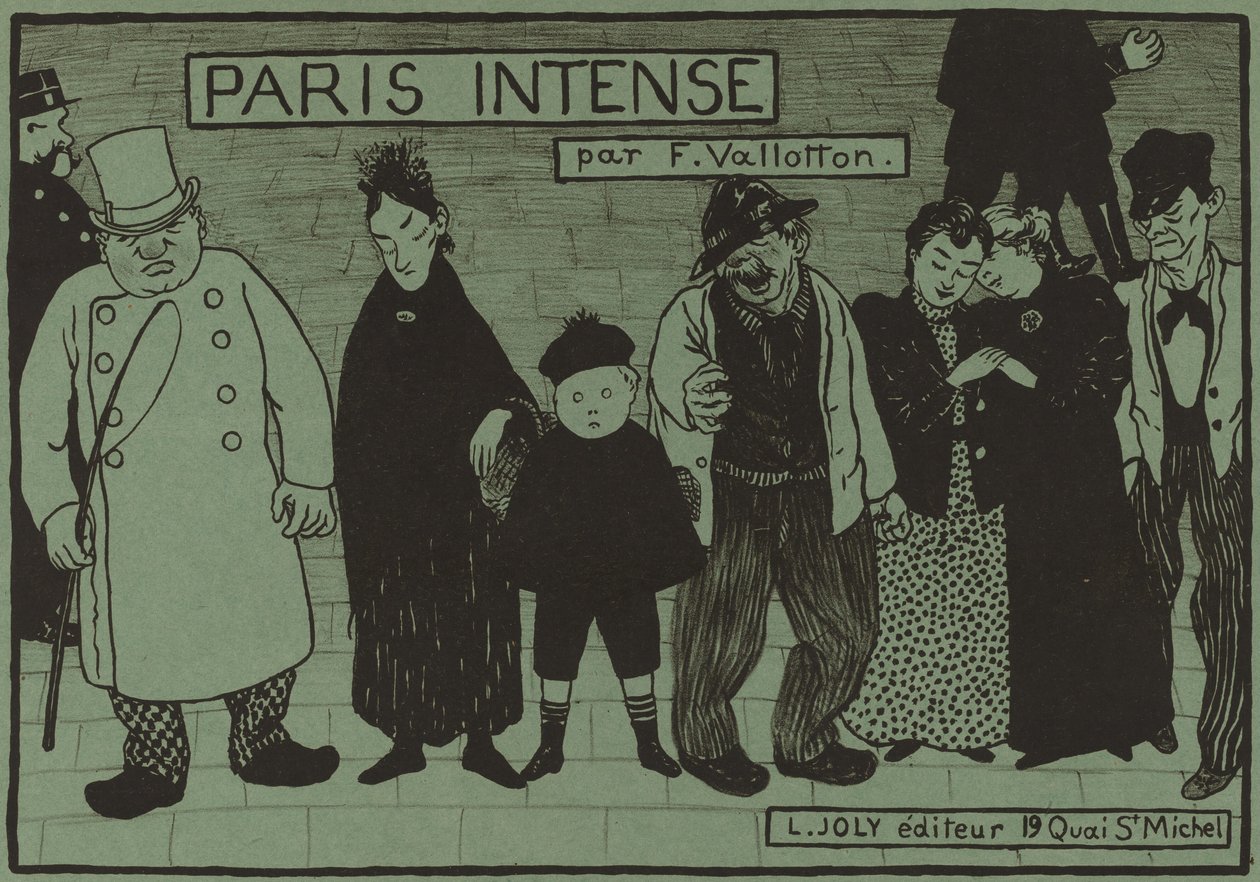 Okładka albumu „Paris Intense” autorstwa Félix Vallotton