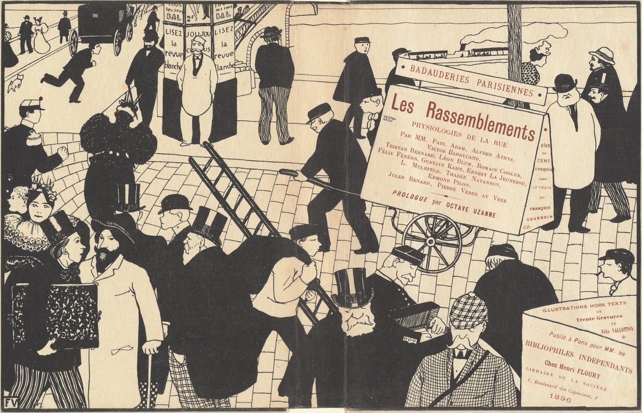 Obwoluta dla "Les Rassemblements" autorstwa Félix Vallotton