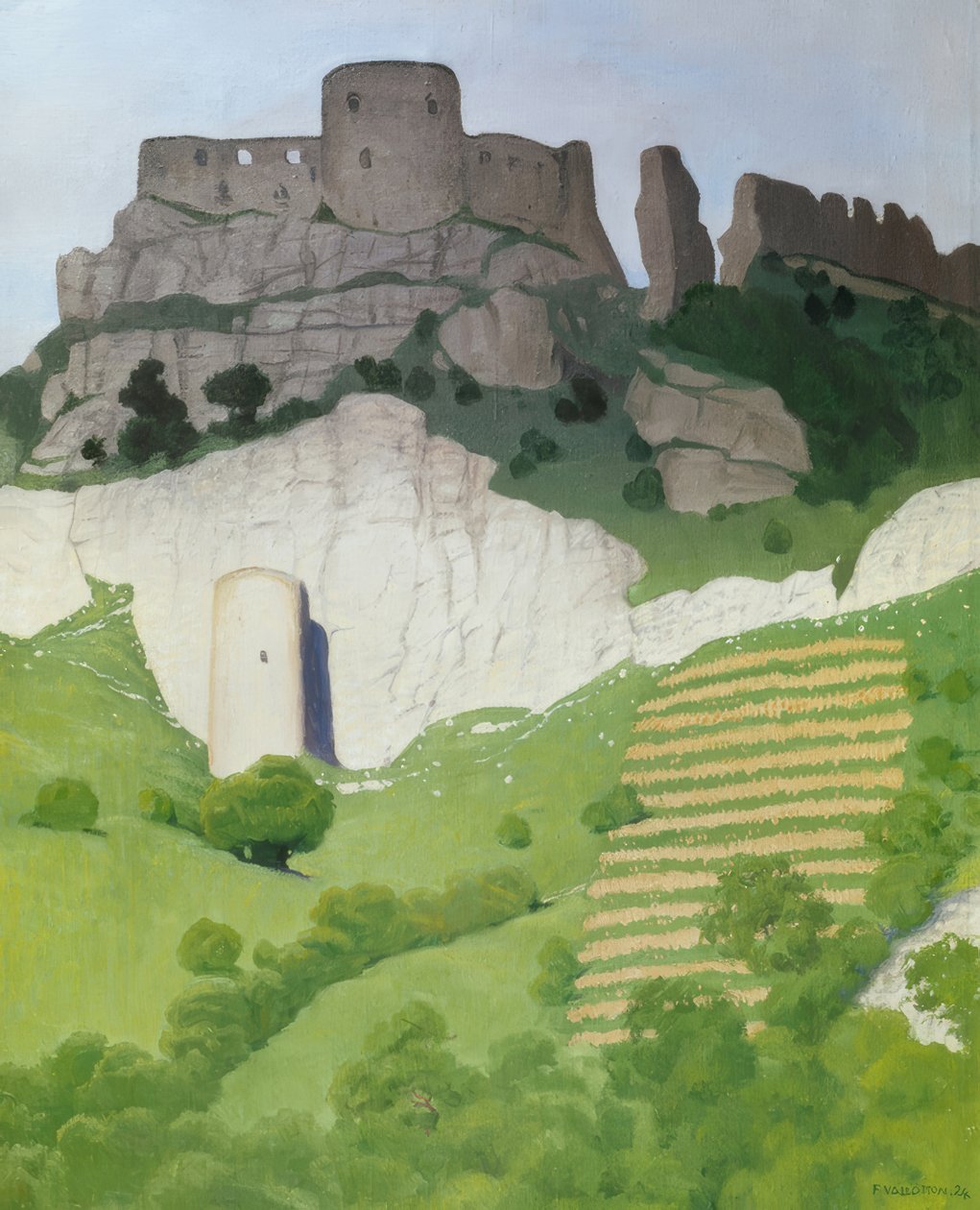 Château Gaillard autorstwa Félix Vallotton