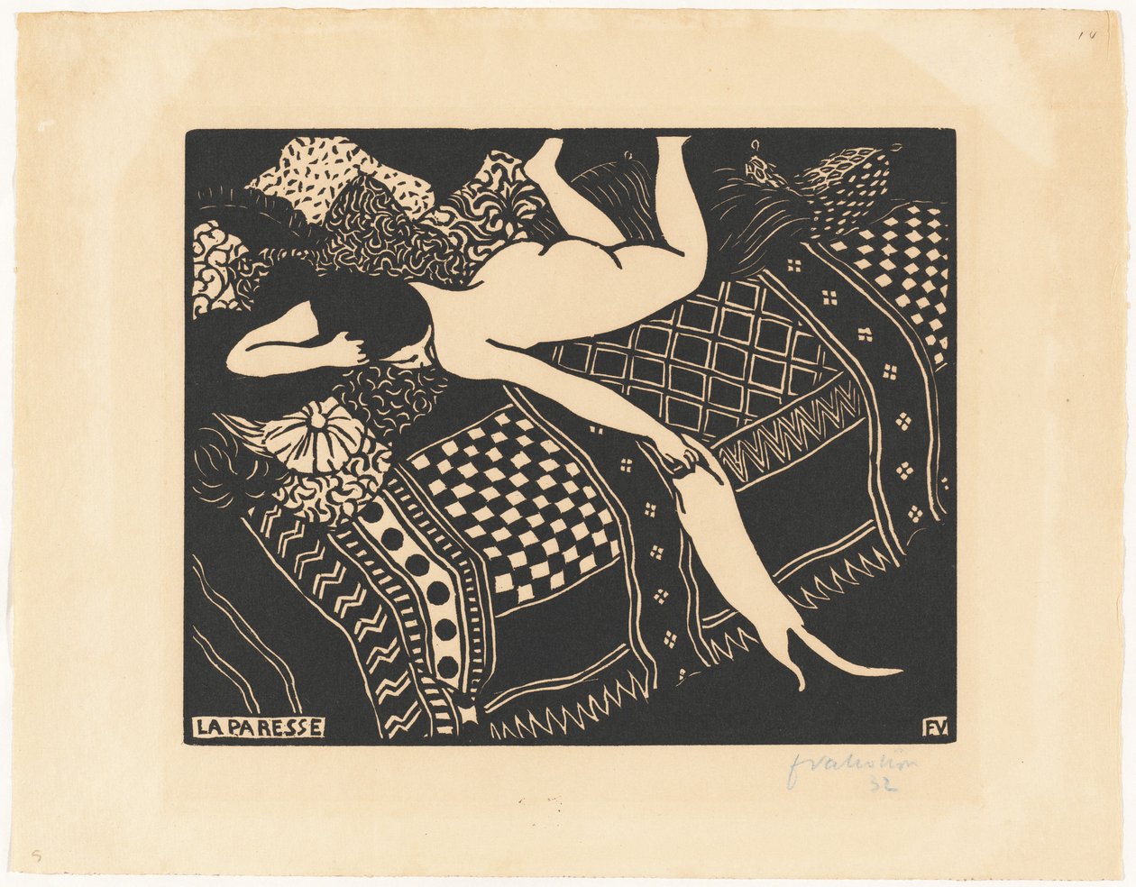 Lenistwo autorstwa Félix Vallotton