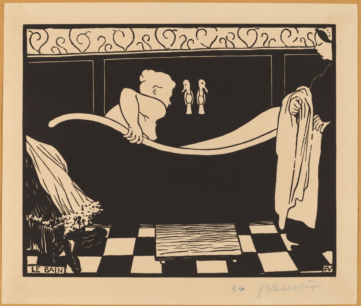 Le Bain (Łaźnia) autorstwa Félix Vallotton