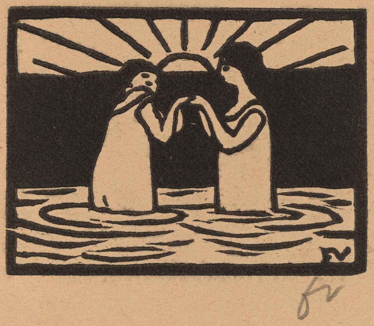 Zabawa w słońcu (Jeux au soleil) autorstwa Félix Vallotton