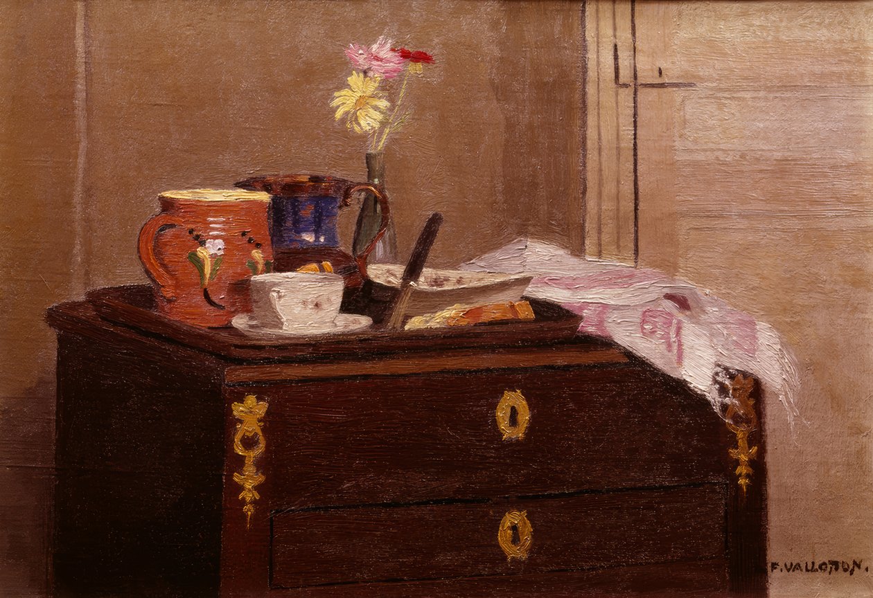 Martwa natura autorstwa Félix Vallotton