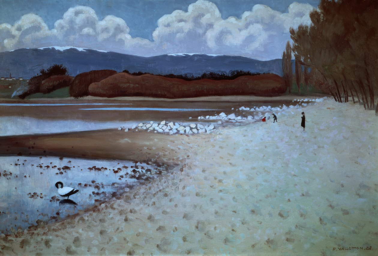 Plaża w pobliżu Vidy autorstwa Félix Vallotton