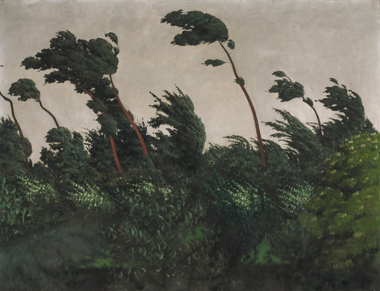 Wiatr, 1910. autorstwa Félix Vallotton