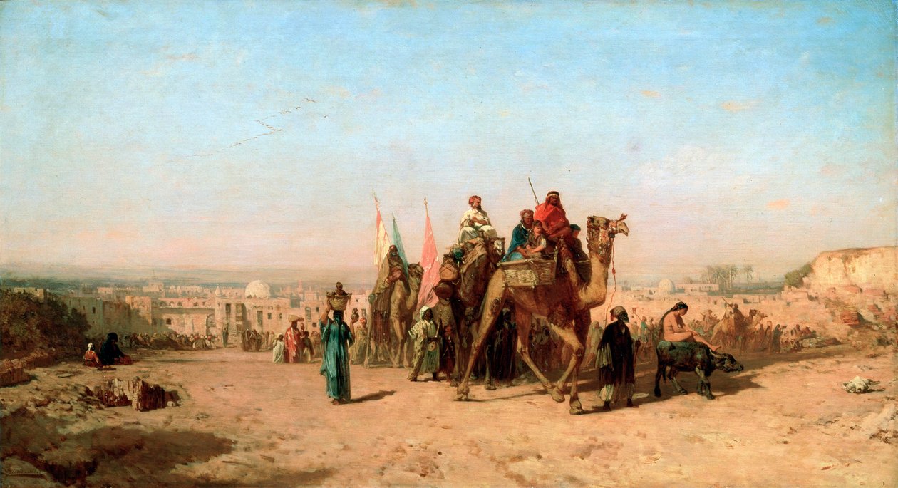 Karawana, 1860. autorstwa Félix Ziem