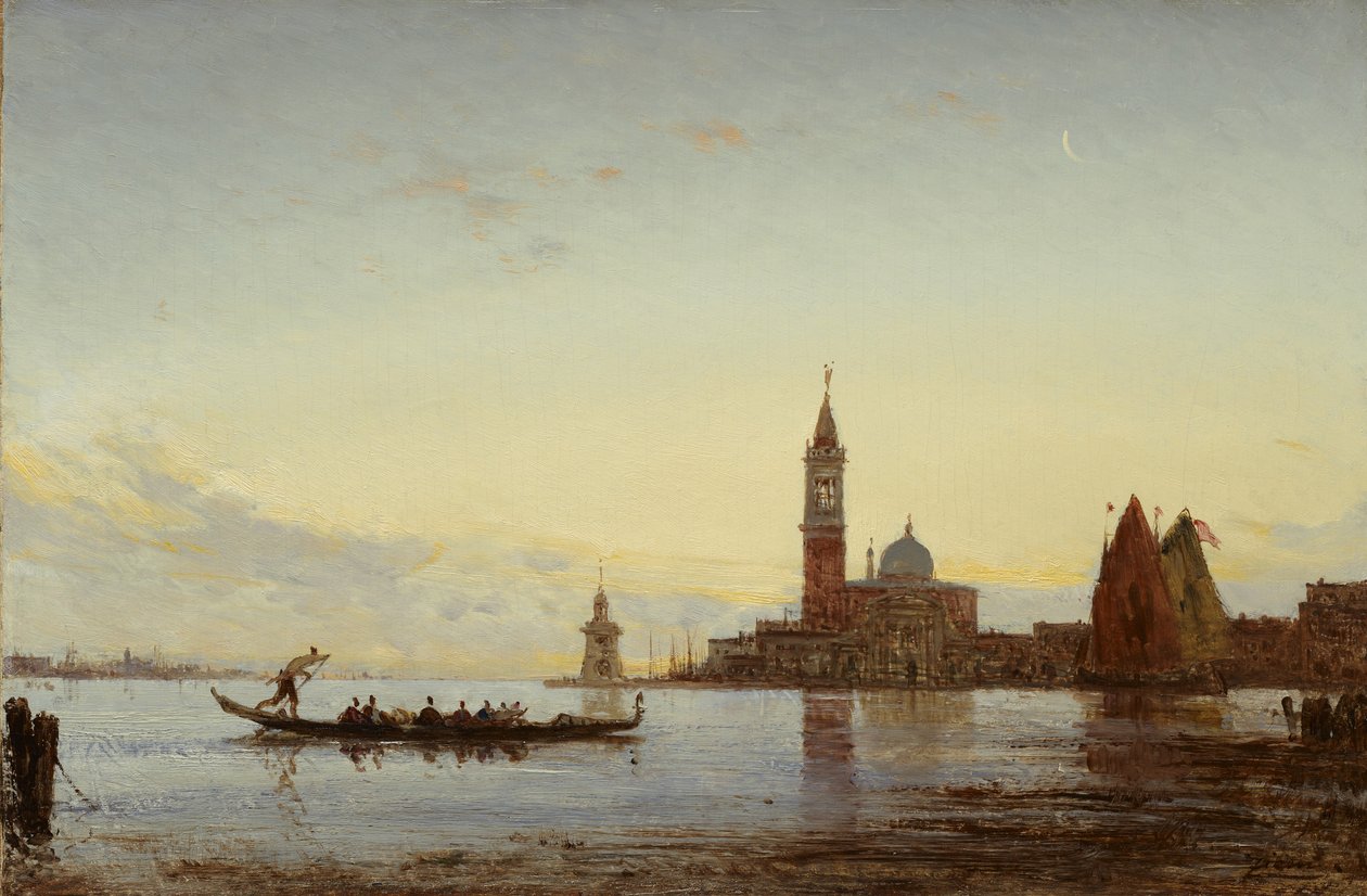 Canal Grande, Wenecja autorstwa Félix Ziem