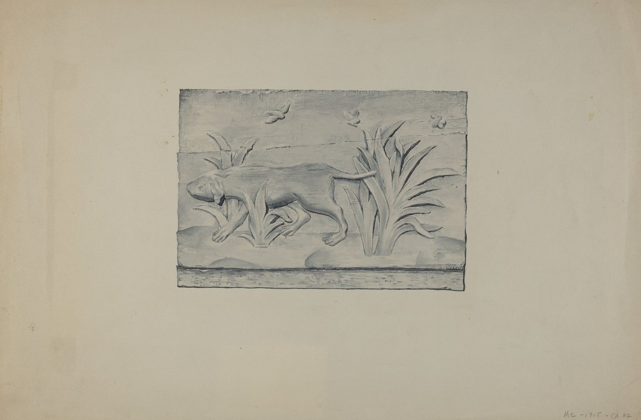 Relief Panel psa autorstwa Flora Merchant