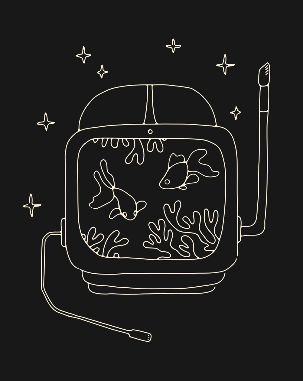 Hełm astronauty w wodzie autorstwa Florent Bodart