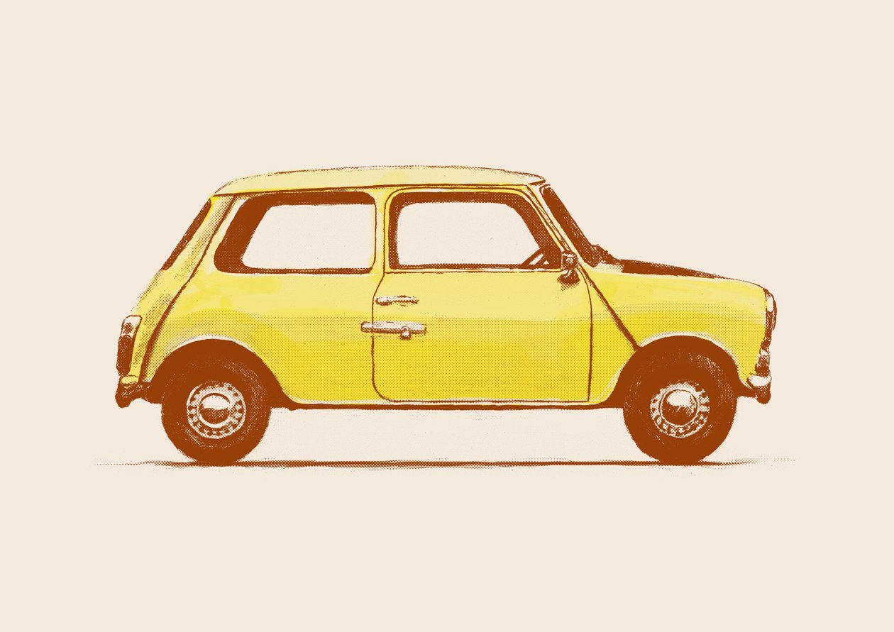 Mini, 2020 (ołówek, cyfrowo) autorstwa Florent Bodart