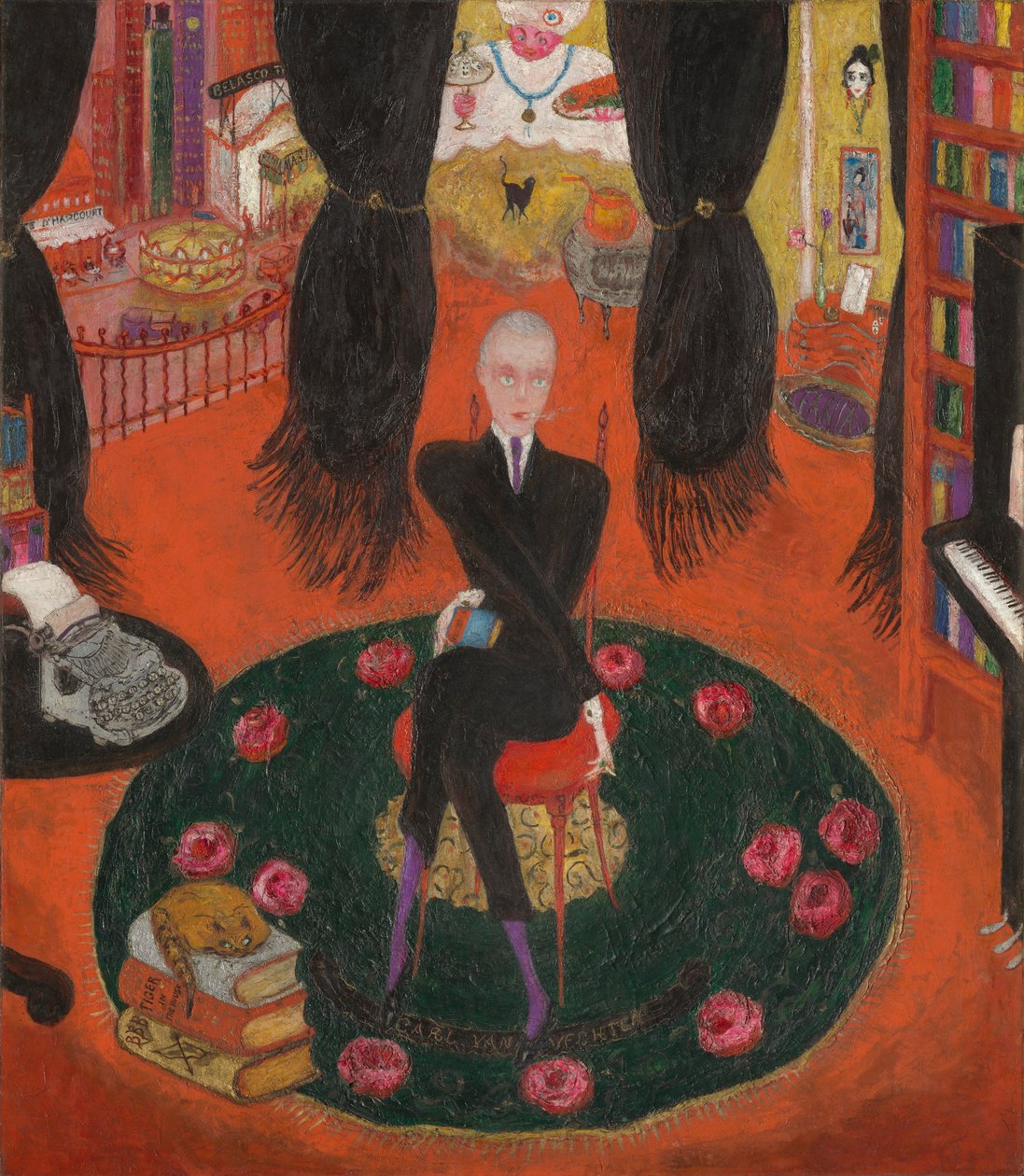 Carl Van Vechten (1880) autorstwa Florine Stettheimer