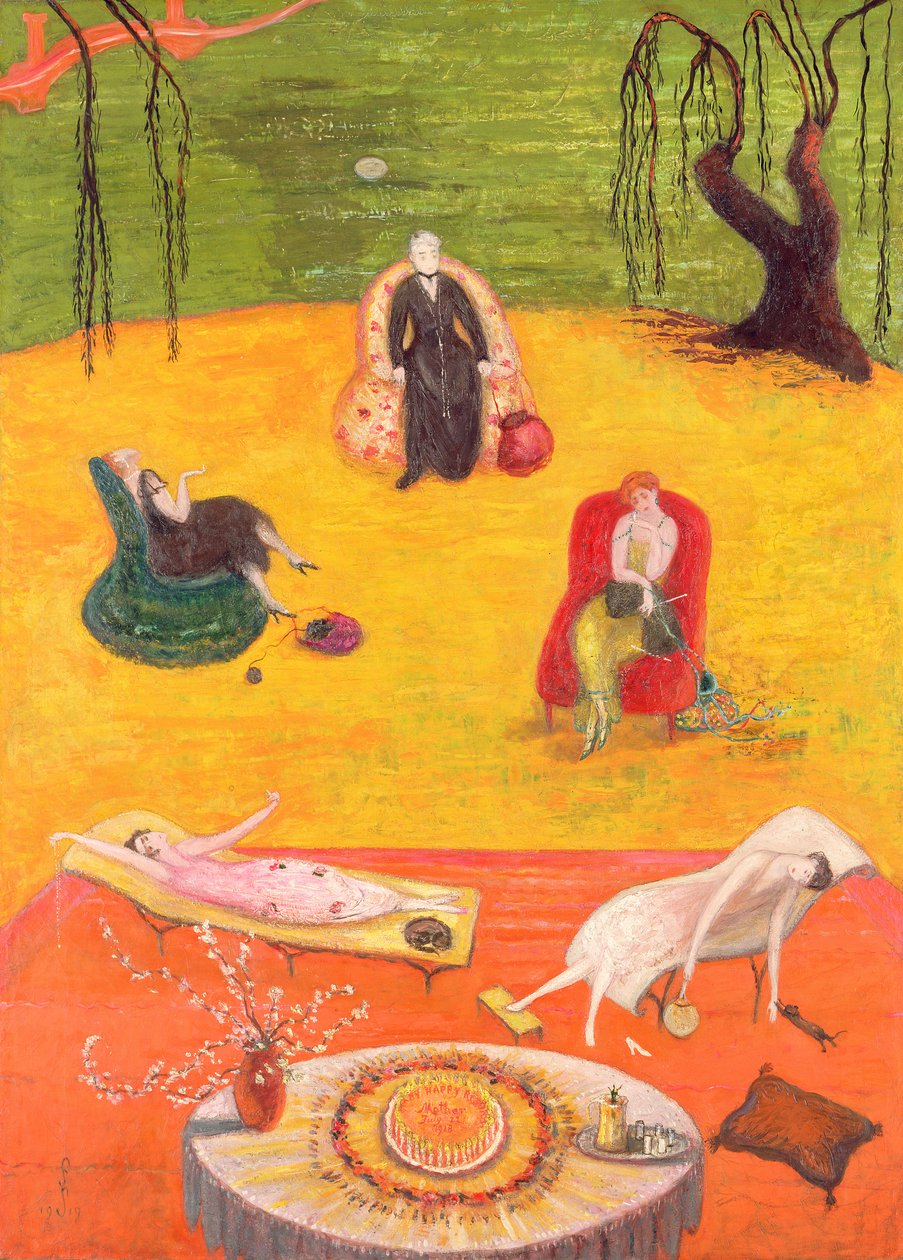 Upał, 1919 autorstwa Florine Stettheimer