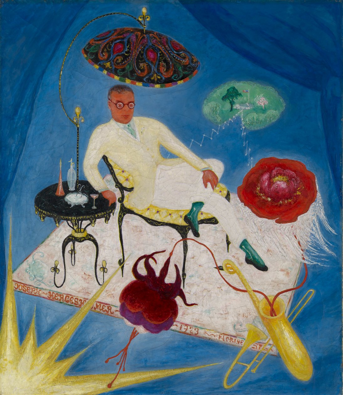Józef Hergesheimer (1880) autorstwa Florine Stettheimer