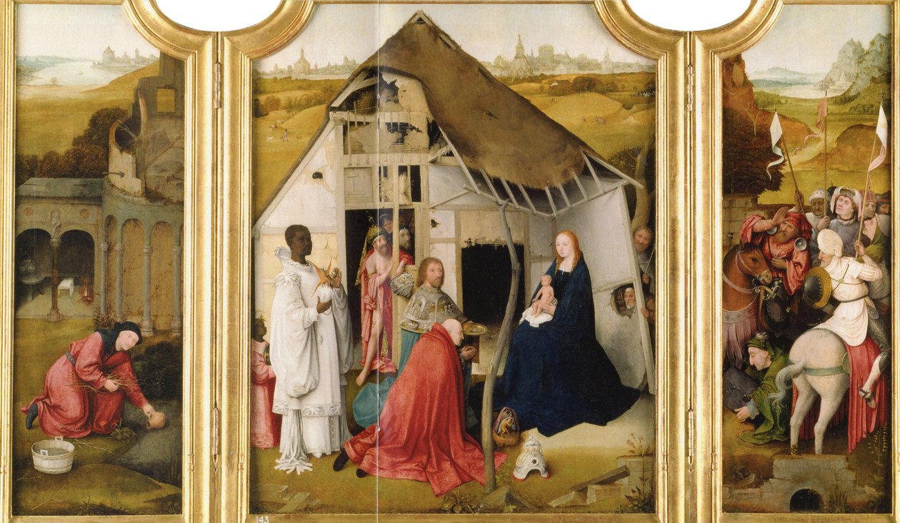 Adoracja Trzech Króli autorstwa Follower of Hieronymus Bosch
