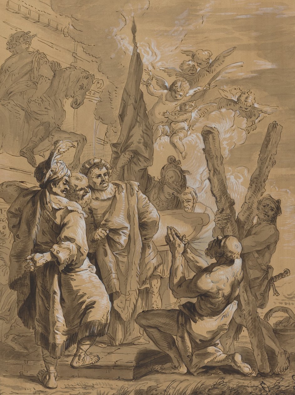 Męczeństwo św. Andrzeja autorstwa Follower of Francesco Fontebasso