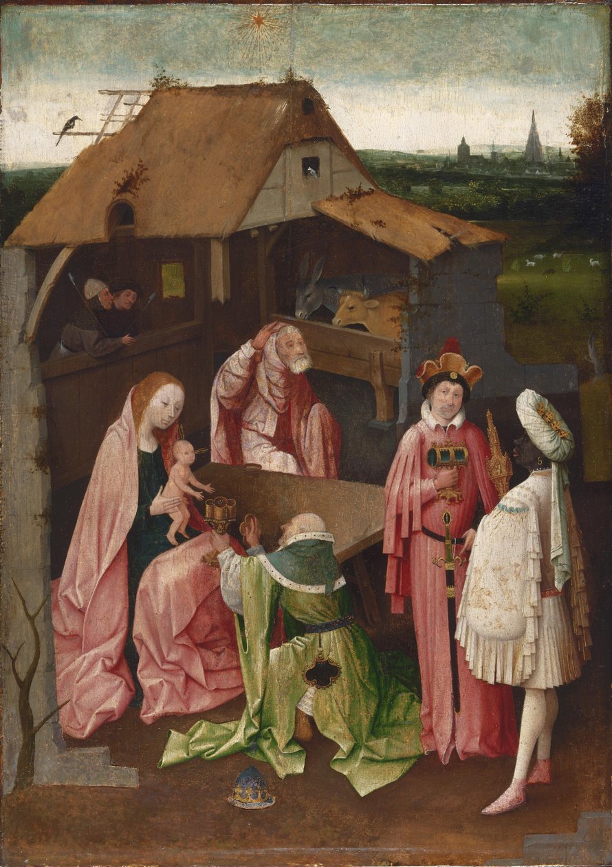 Adoracja Trzech Króli autorstwa Follower of Hieronymus Bosch