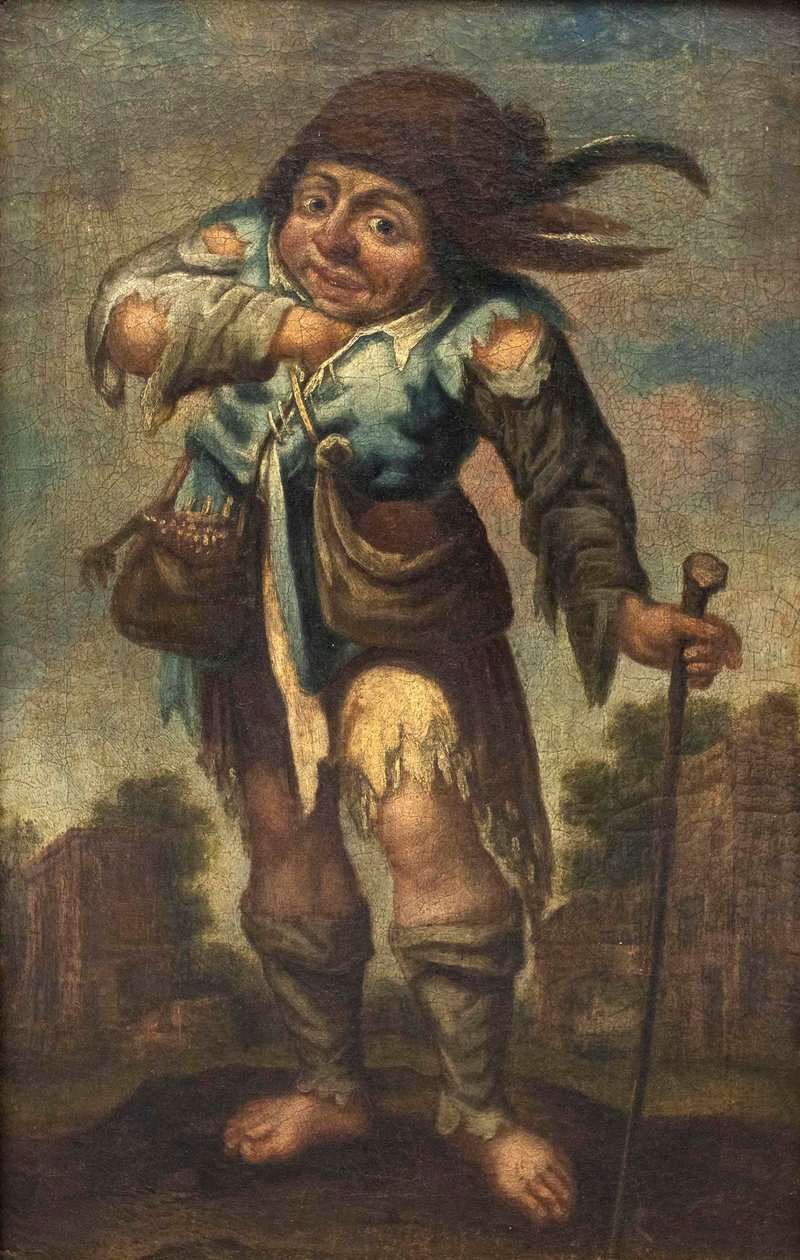 Bettelknabe F 17-18Jh autorstwa Follower of Jacques Callot