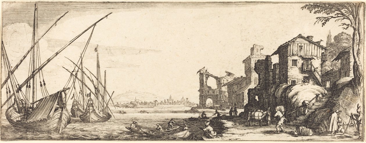 Mały Port autorstwa Follower of Jacques Callot