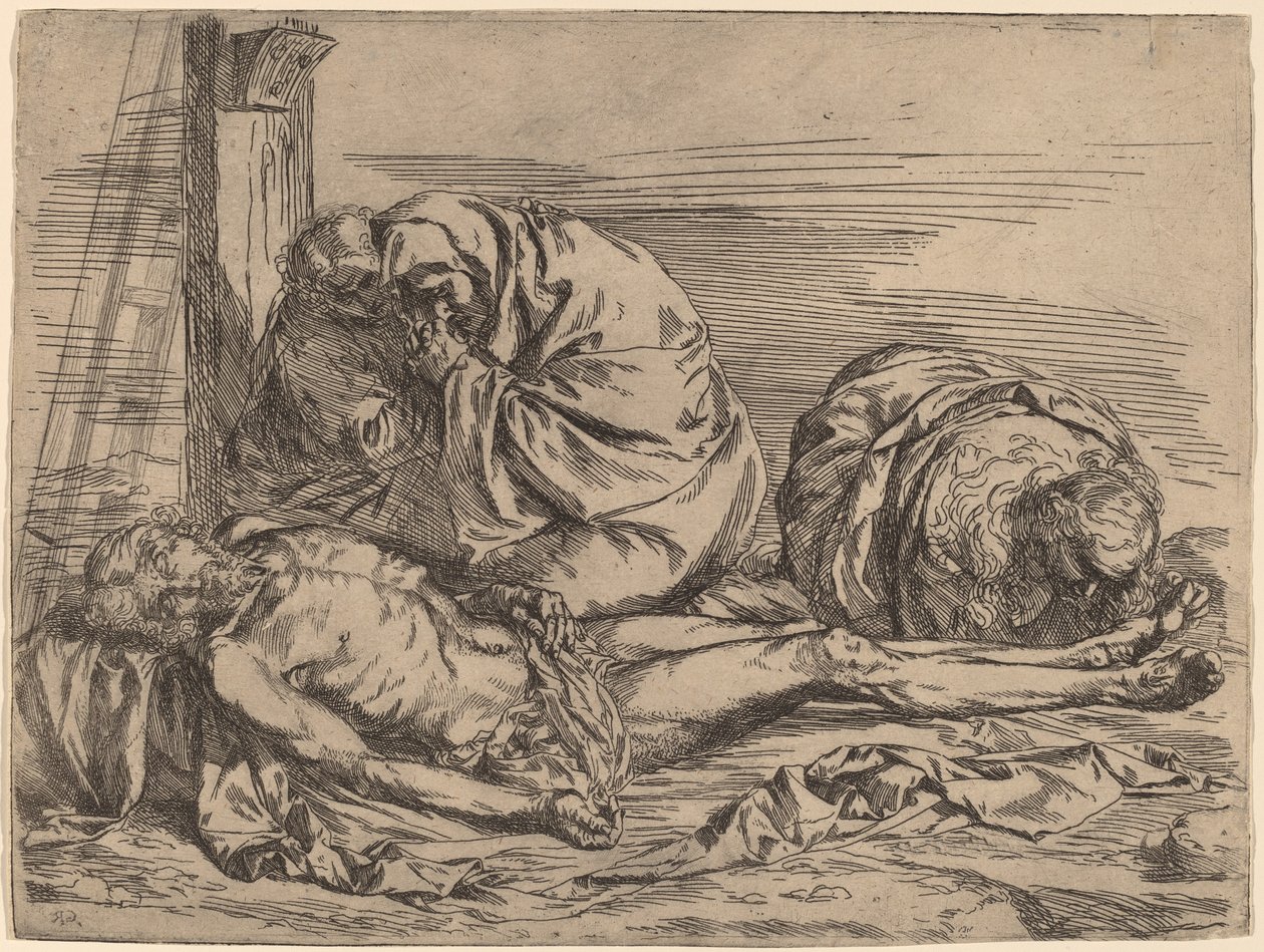 Lamentacja autorstwa Follower of Jusepe de Ribera
