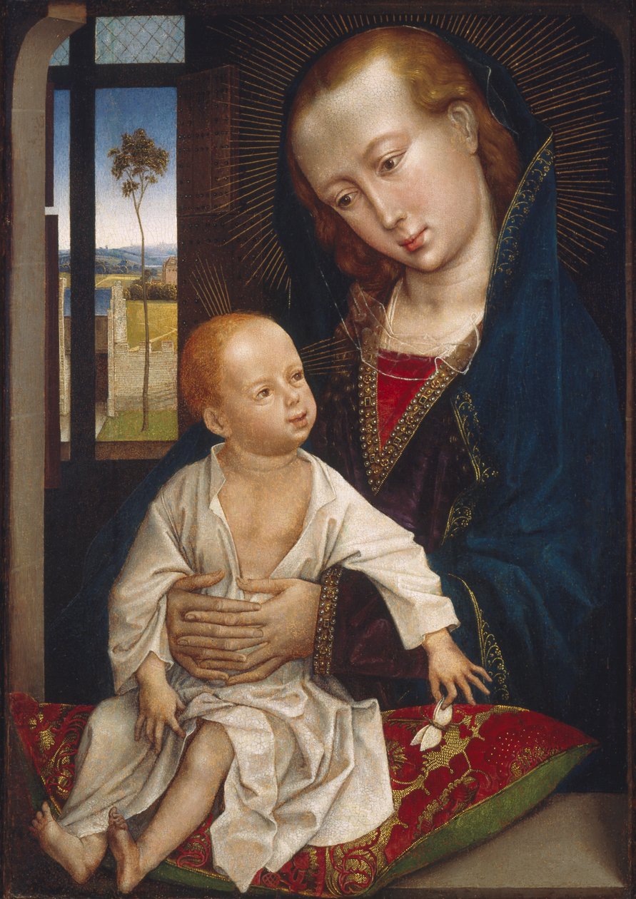 Dziewica i Dziecko autorstwa Follower of Rogier van der Weyden