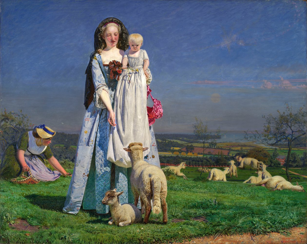 Ładne Baa-Baranki autorstwa Ford Madox Brown