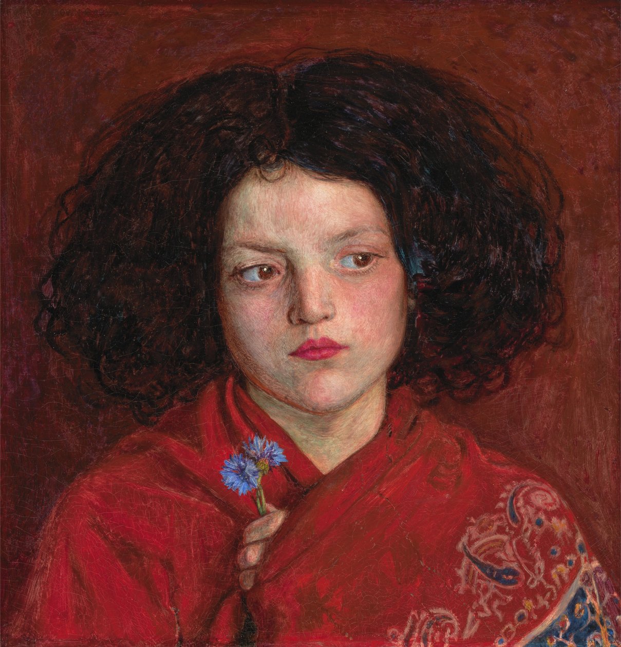 Irlandzka dziewczyna autorstwa Ford Madox Brown