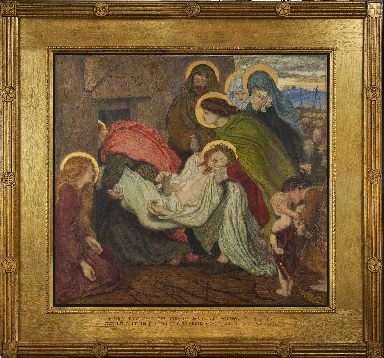 Złożenie do grobu autorstwa Ford Madox Brown