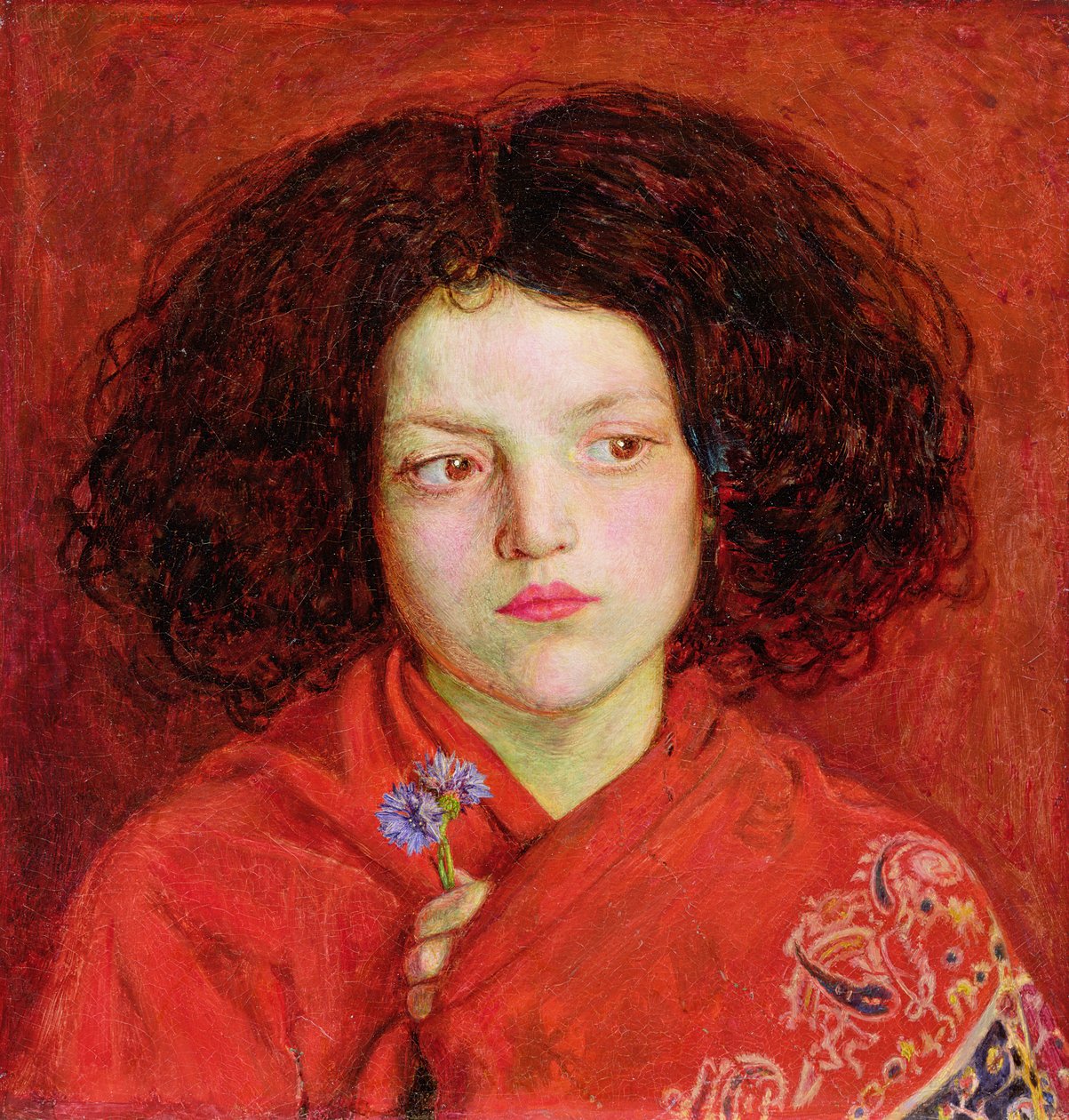 Irlandzka dziewczyna autorstwa Ford Madox Brown