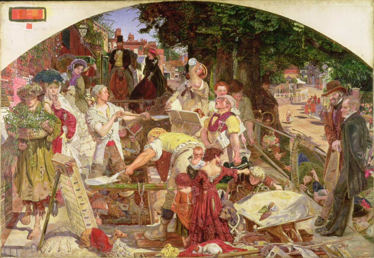 Praca, 1863 autorstwa Ford Madox Brown