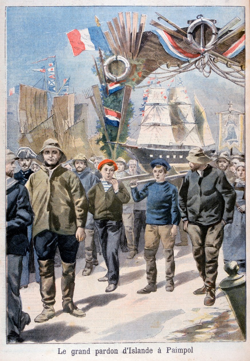 Festiwal, Paimpol, Francja, 1898 autorstwa Fortuné Méaulle