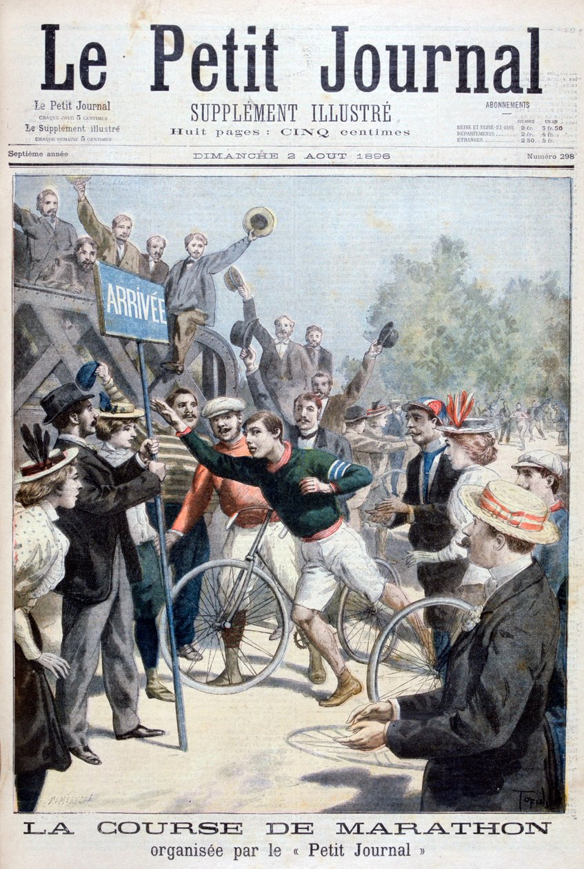 Maraton, 1896 autorstwa Fortuné Méaulle