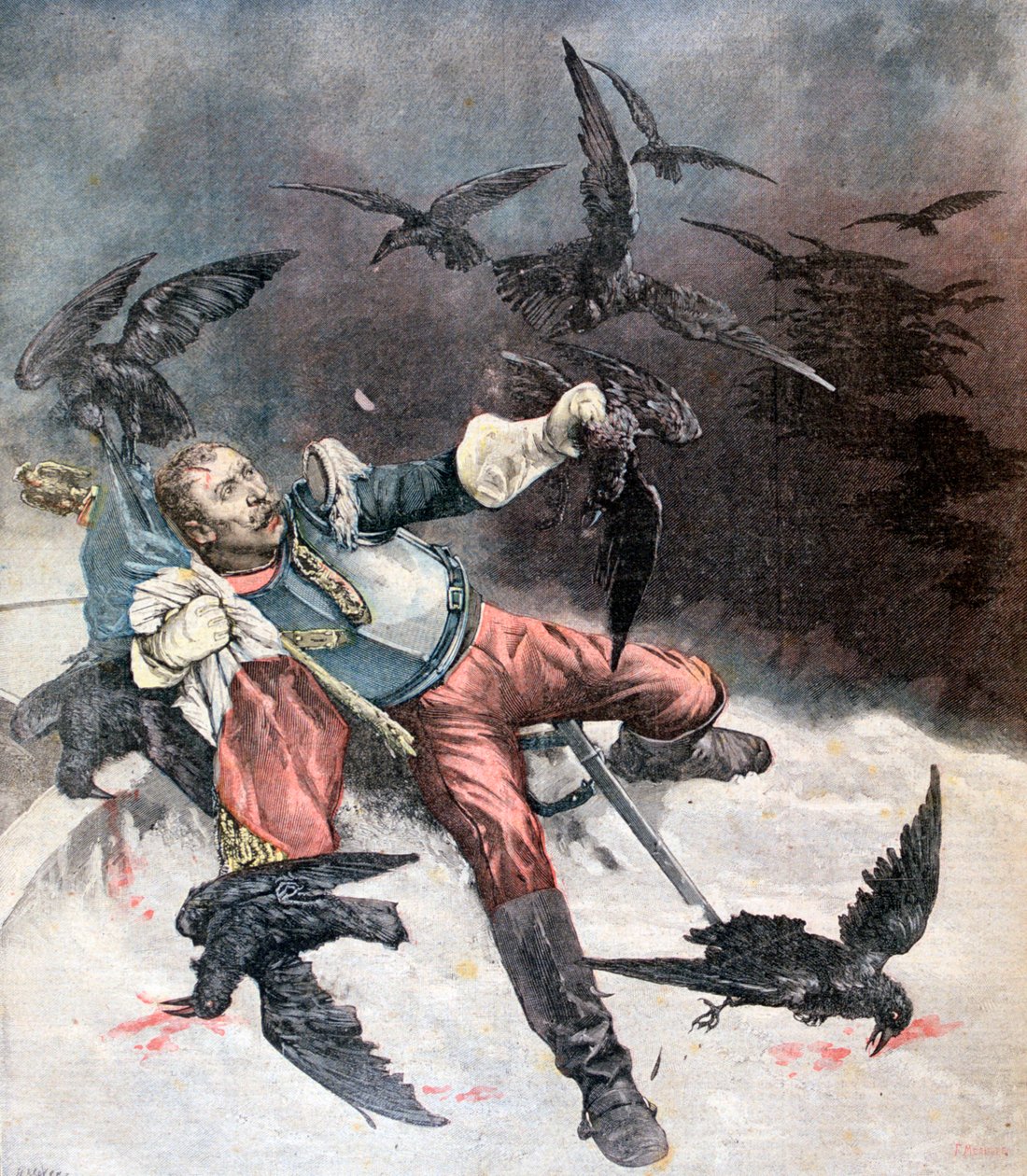 Kruk, 1890 autorstwa Fortuné Méaulle