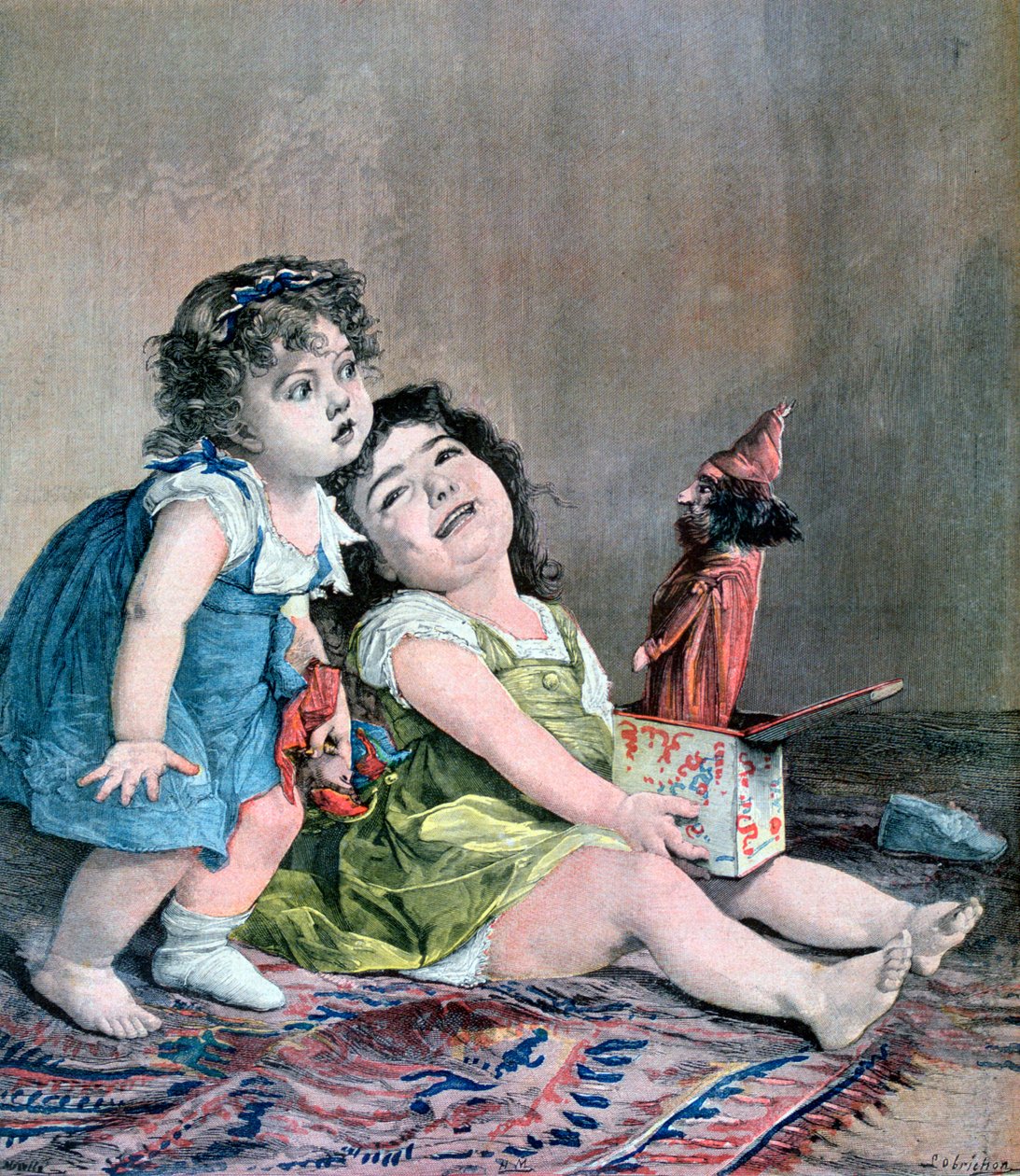 Niespodzianka, 1891 autorstwa Fortuné Méaulle